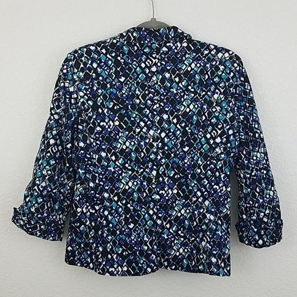 Covington blazer jacket Multicolor print size Medium 98% cotton - Picture 5 of 8